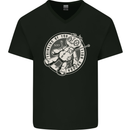 Thinking of You Voodoo Doll Goth Mens V-Neck Cotton T-Shirt Black