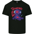 Thinking of You Voodoo Doll Halloween Black Magic Mens Cotton T-Shirt Tee Top Black