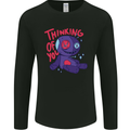 Thinking of You Voodoo Doll Halloween Black Magic Mens Long Sleeve T-Shirt Black