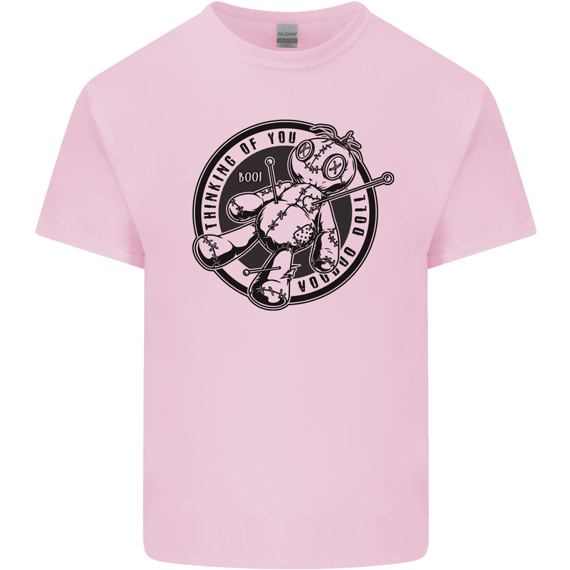 Thinking of You Voodoo Doll Mens Cotton T-Shirt Tee Top Light Pink