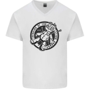 Thinking of You Voodoo Doll Mens V-Neck Cotton T-Shirt White