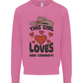 This Girl Loves Her Cowboy Mens Sweatshirt Jumper Azalea