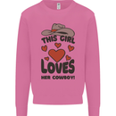 This Girl Loves Her Cowboy Mens Sweatshirt Jumper Azalea