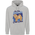 This Guy Loves His Chow Chow Dog Childrens Kids Hoodie Sports Grey