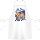 This Guy Loves His Chow Chow Dog Cotton Apron 100% Organic White