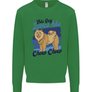 This Guy Loves His Chow Chow Dog Kids Sweatshirt Jumper Irish Green
