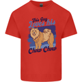 This Guy Loves His Chow Chow Dog Kids T-Shirt Childrens Red