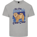 This Guy Loves His Chow Chow Dog Kids T-Shirt Childrens Sports Grey