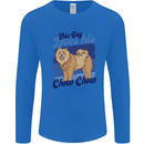 This Guy Loves His Chow Chow Dog Mens Long Sleeve T-Shirt Royal Blue