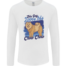 This Guy Loves His Chow Chow Dog Mens Long Sleeve T-Shirt White