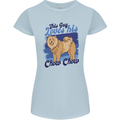 This Guy Loves His Chow Chow Dog Womens Petite Cut T-Shirt Light Blue
