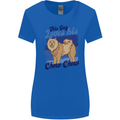This Guy Loves His Chow Chow Dog Womens Wider Cut T-Shirt Royal Blue