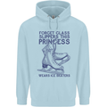 This Princess Wears Ice Skates Skater Childrens Kids Hoodie Light Blue