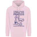 This Princess Wears Ice Skates Skater Childrens Kids Hoodie Light Pink
