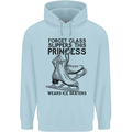 This Princess Wears Ice Skates Skater Funny Childrens Kids Hoodie Light Blue