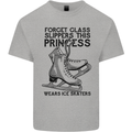 This Princess Wears Ice Skates Skater Funny Kids T-Shirt Childrens Sports Grey