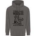 This Princess Wears Ice Skates Skater Funny Mens 80% Cotton Hoodie Charcoal