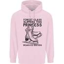 This Princess Wears Ice Skates Skater Funny Mens 80% Cotton Hoodie Light Pink