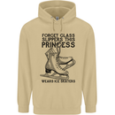 This Princess Wears Ice Skates Skater Funny Mens 80% Cotton Hoodie Sand