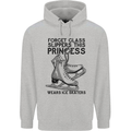 This Princess Wears Ice Skates Skater Funny Mens 80% Cotton Hoodie Sports Grey