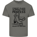 This Princess Wears Ice Skates Skater Funny Mens Cotton T-Shirt Tee Top Charcoal