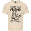 This Princess Wears Ice Skates Skater Funny Mens Cotton T-Shirt Tee Top Natural