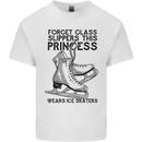 This Princess Wears Ice Skates Skater Funny Mens Cotton T-Shirt Tee Top White