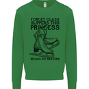 This Princess Wears Ice Skates Skater Funny Mens Sweatshirt Jumper Irish Green