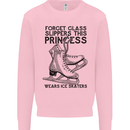 This Princess Wears Ice Skates Skater Funny Mens Sweatshirt Jumper Light Pink
