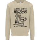 This Princess Wears Ice Skates Skater Funny Mens Sweatshirt Jumper Sand