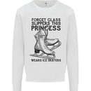 This Princess Wears Ice Skates Skater Funny Mens Sweatshirt Jumper White