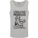 This Princess Wears Ice Skates Skater Funny Mens Vest Tank Top Sports Grey