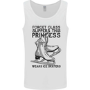 This Princess Wears Ice Skates Skater Funny Mens Vest Tank Top White