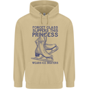 This Princess Wears Ice Skates Skater Mens 80% Cotton Hoodie Sand