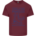 This Princess Wears Ice Skates Skater Mens Cotton T-Shirt Tee Top Maroon