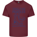 This Princess Wears Ice Skates Skater Mens Cotton T-Shirt Tee Top Maroon