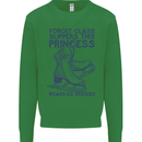 This Princess Wears Ice Skates Skater Mens Sweatshirt Jumper Irish Green