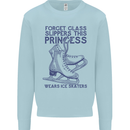 This Princess Wears Ice Skates Skater Mens Sweatshirt Jumper Light Blue