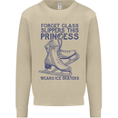 This Princess Wears Ice Skates Skater Mens Sweatshirt Jumper Sand
