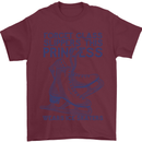 This Princess Wears Ice Skates Skater Mens T-Shirt 100% Cotton Maroon