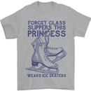 This Princess Wears Ice Skates Skater Mens T-Shirt 100% Cotton Sports Grey