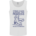This Princess Wears Ice Skates Skater Mens Vest Tank Top White