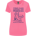 This Princess Wears Ice Skates Skater Womens Wider Cut T-Shirt Azalea