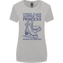 This Princess Wears Ice Skates Skater Womens Wider Cut T-Shirt Sports Grey