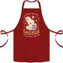 This is My Easter Pyjama Shirt Cotton Apron 100% Organic Maroon