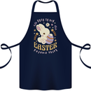 This is My Easter Pyjama Shirt Cotton Apron 100% Organic Navy Blue