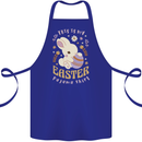 This is My Easter Pyjama Shirt Cotton Apron 100% Organic Royal Blue