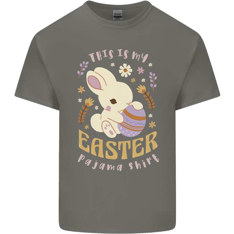 This is My Easter Pyjama Shirt Mens Cotton T-Shirt Tee Top Charcoal