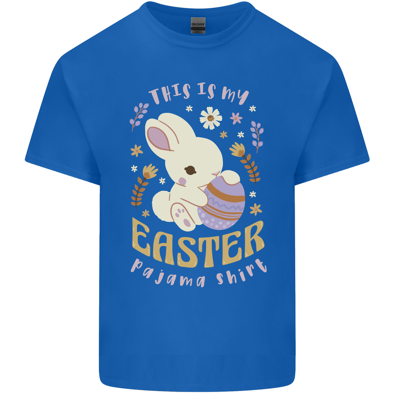 This is My Easter Pyjama Shirt Mens Cotton T-Shirt Tee Top Royal Blue
