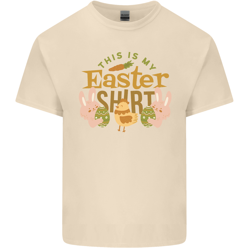 This is My Easter Shirt Mens Cotton T-Shirt Tee Top Natural